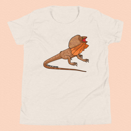 Frilled-Neck Lizard T-Shirt Kids Youth Size 6+ years