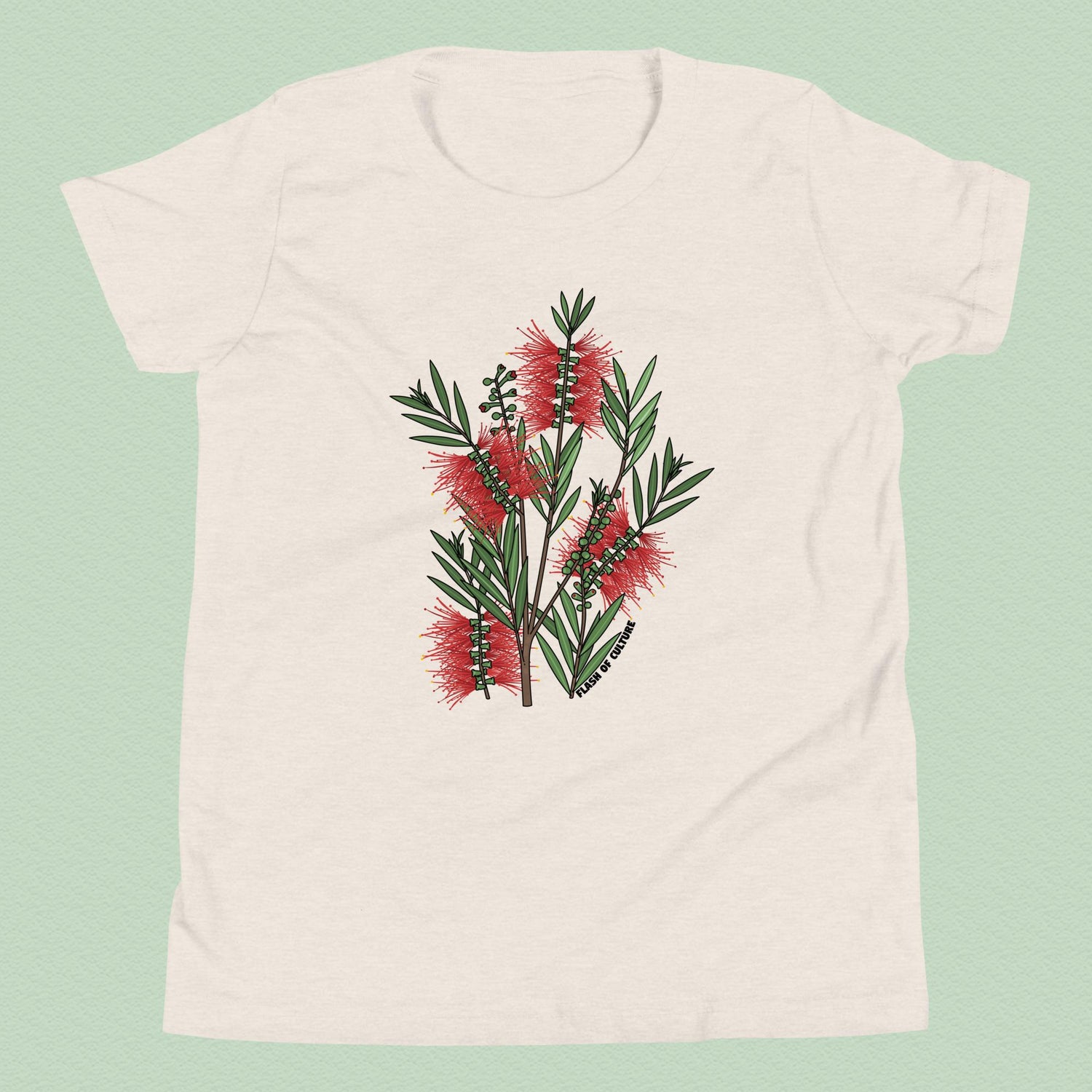 Australian Bottlebrush T-Shirt Kids Youth Size 6+ years