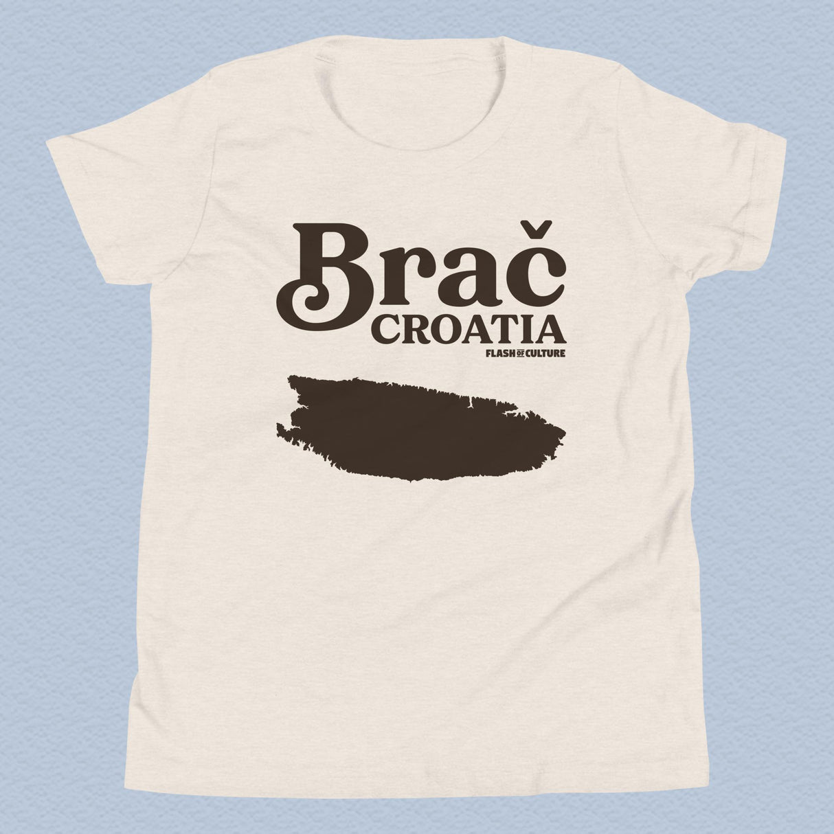 Brač Croatia Island T-Shirt Kids Youth Size 6+ years