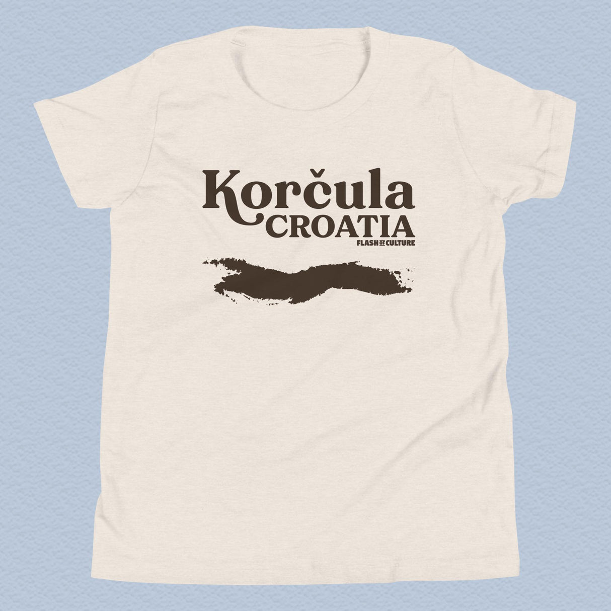 Korcula Croatia T-Shirt Kids Youth Size 6+ years