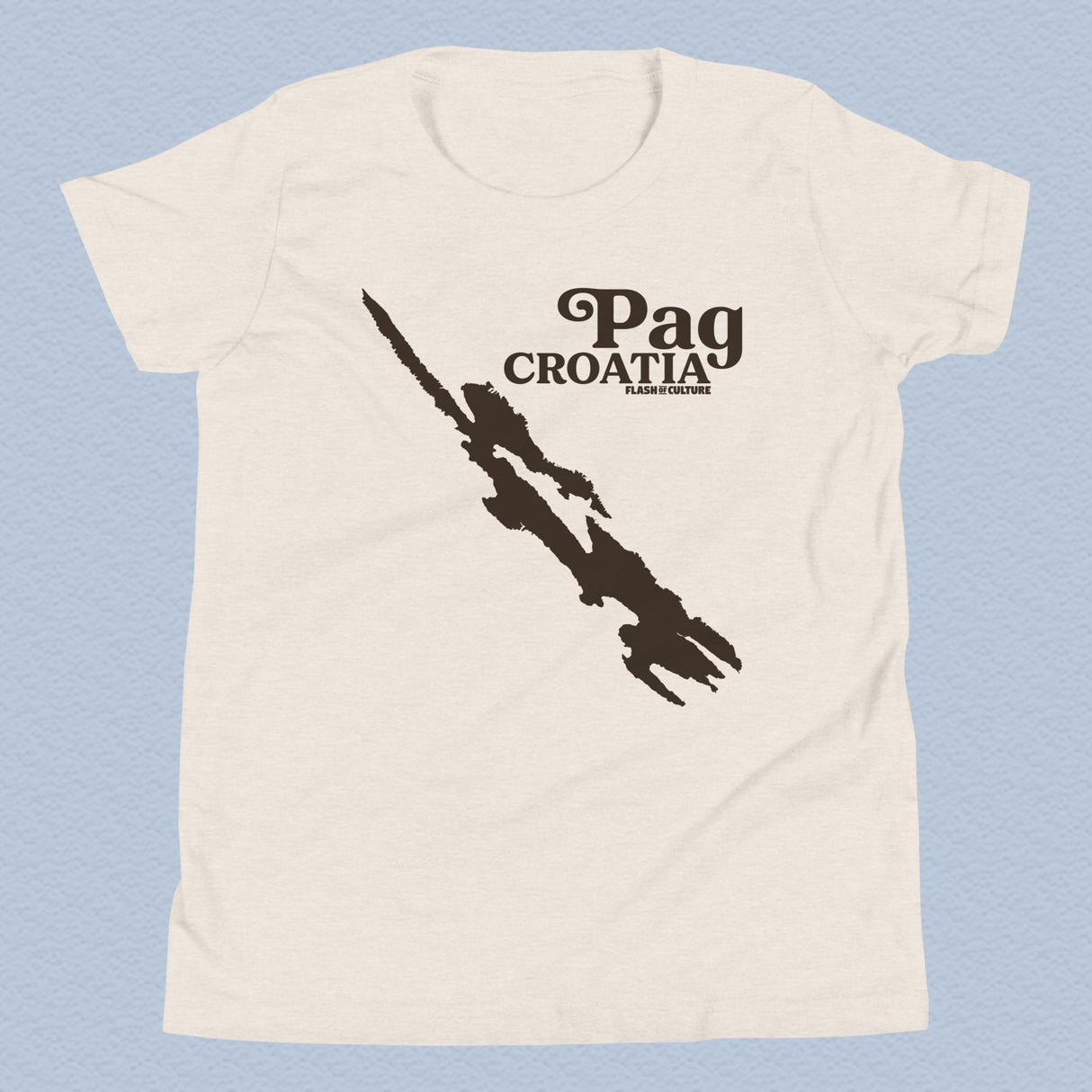 Pag Island Croatia T-Shirt Kids Youth Size 6+ years