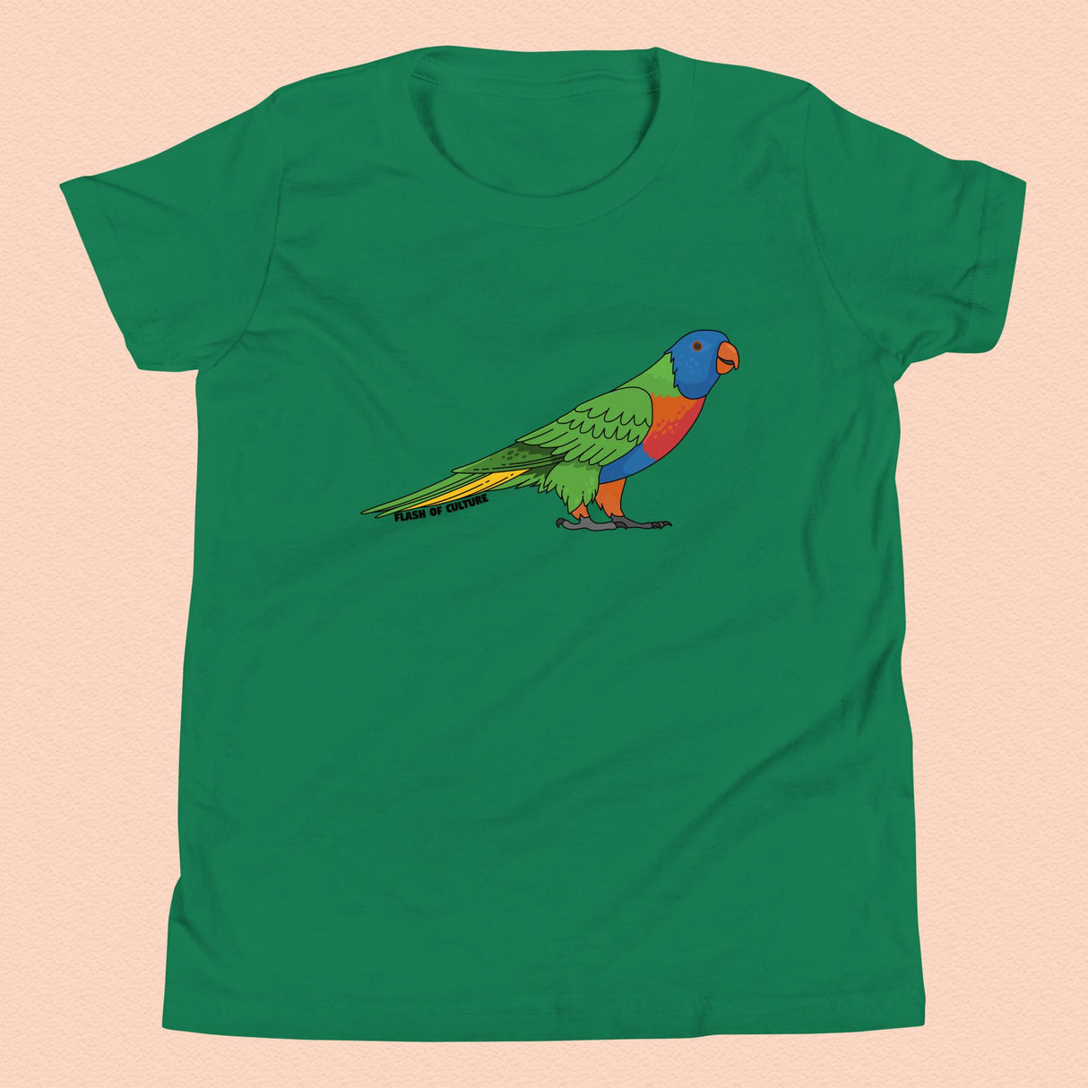 Australian Rainbow Lorikeet T-Shirt Kids Youth Size 6+ years
