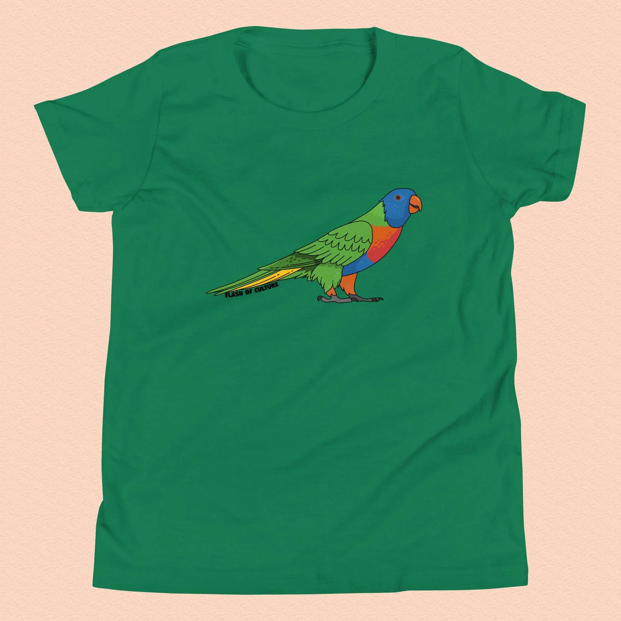 Australian Rainbow Lorikeet T-Shirt Kids Youth Size 6+ years
