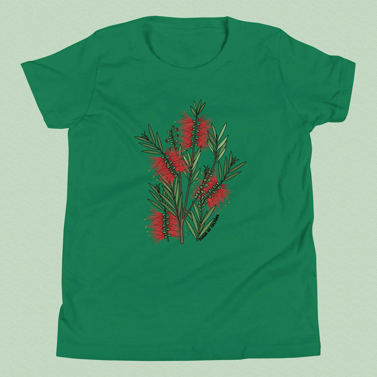 Australian Bottlebrush T-Shirt Kids Youth Size 6+ years