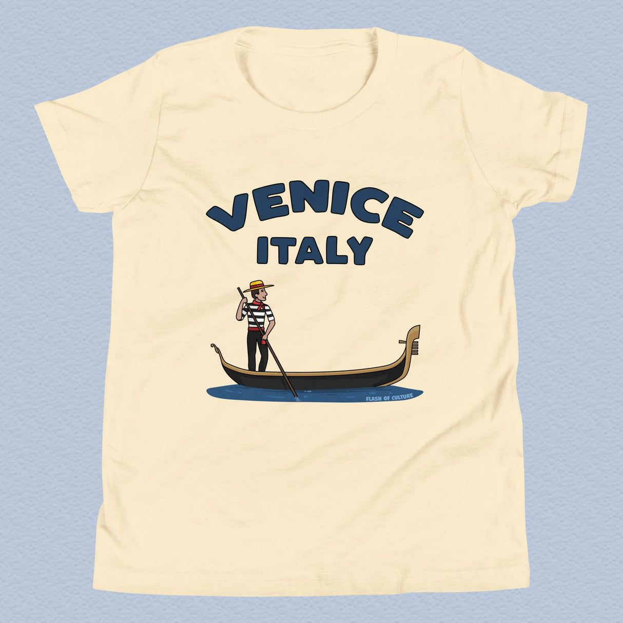 Venice Italy Gondola T-Shirt Kids Youth Size 6+ years