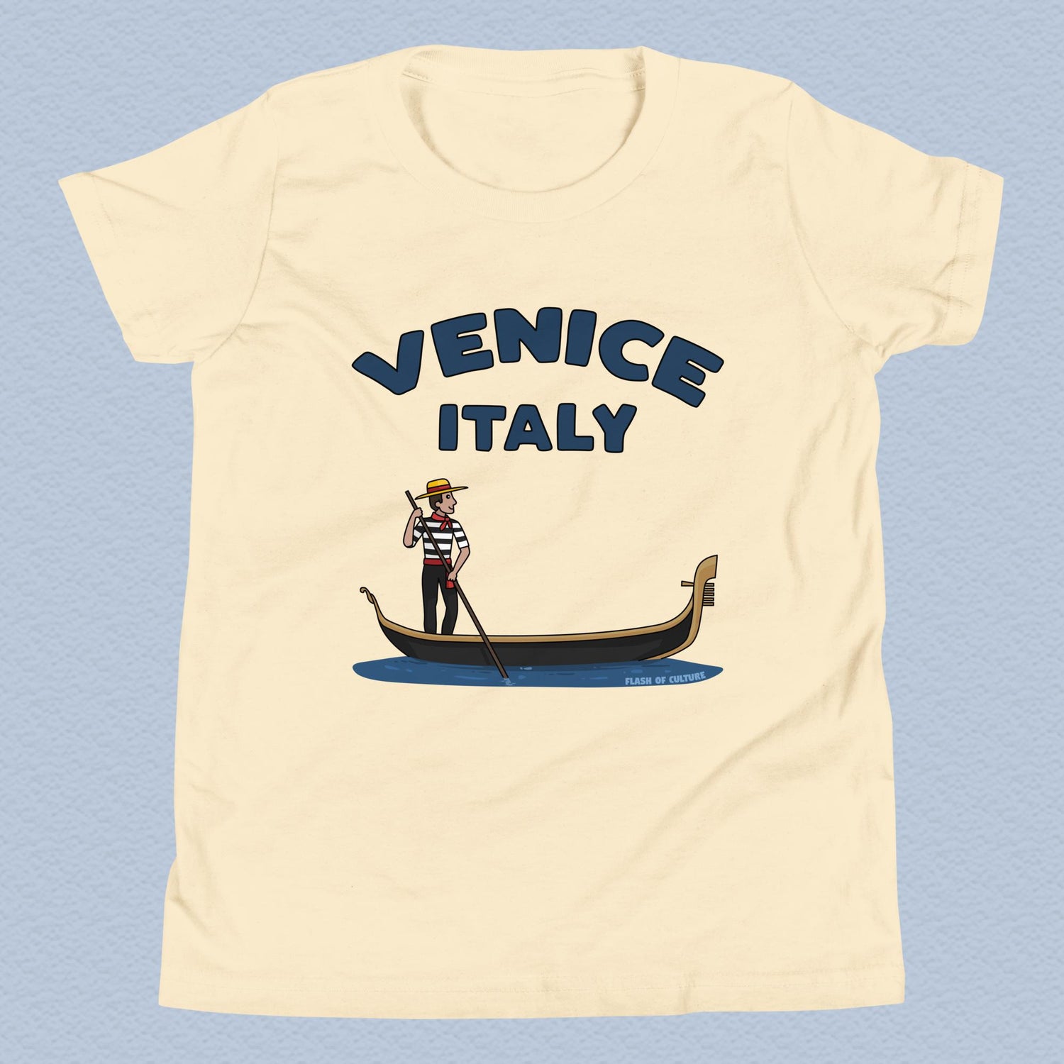 Venice Italy Gondola T-Shirt Kids Youth Size 6+ years