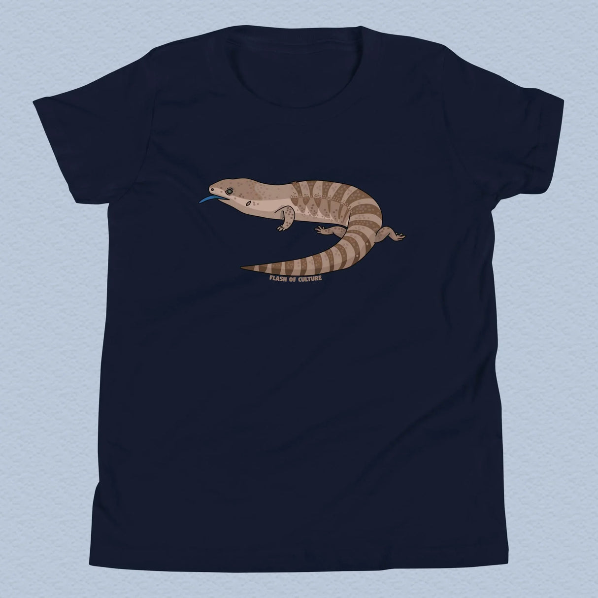 Blue Tongue Lizard T-Shirt Kids Youth Size 6+ years