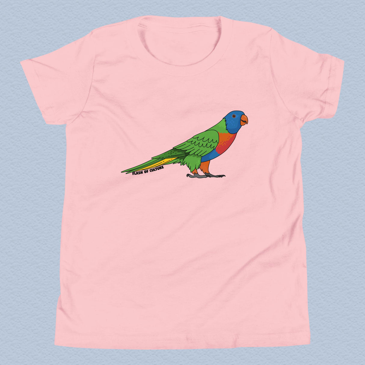 Australian Rainbow Lorikeet T-Shirt Kids Youth Size 6+ years