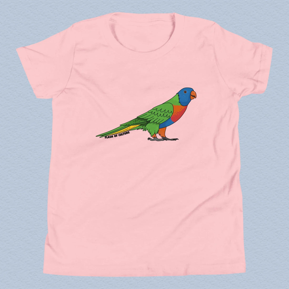Australian Rainbow Lorikeet T-Shirt Kids Youth Size 6+ years