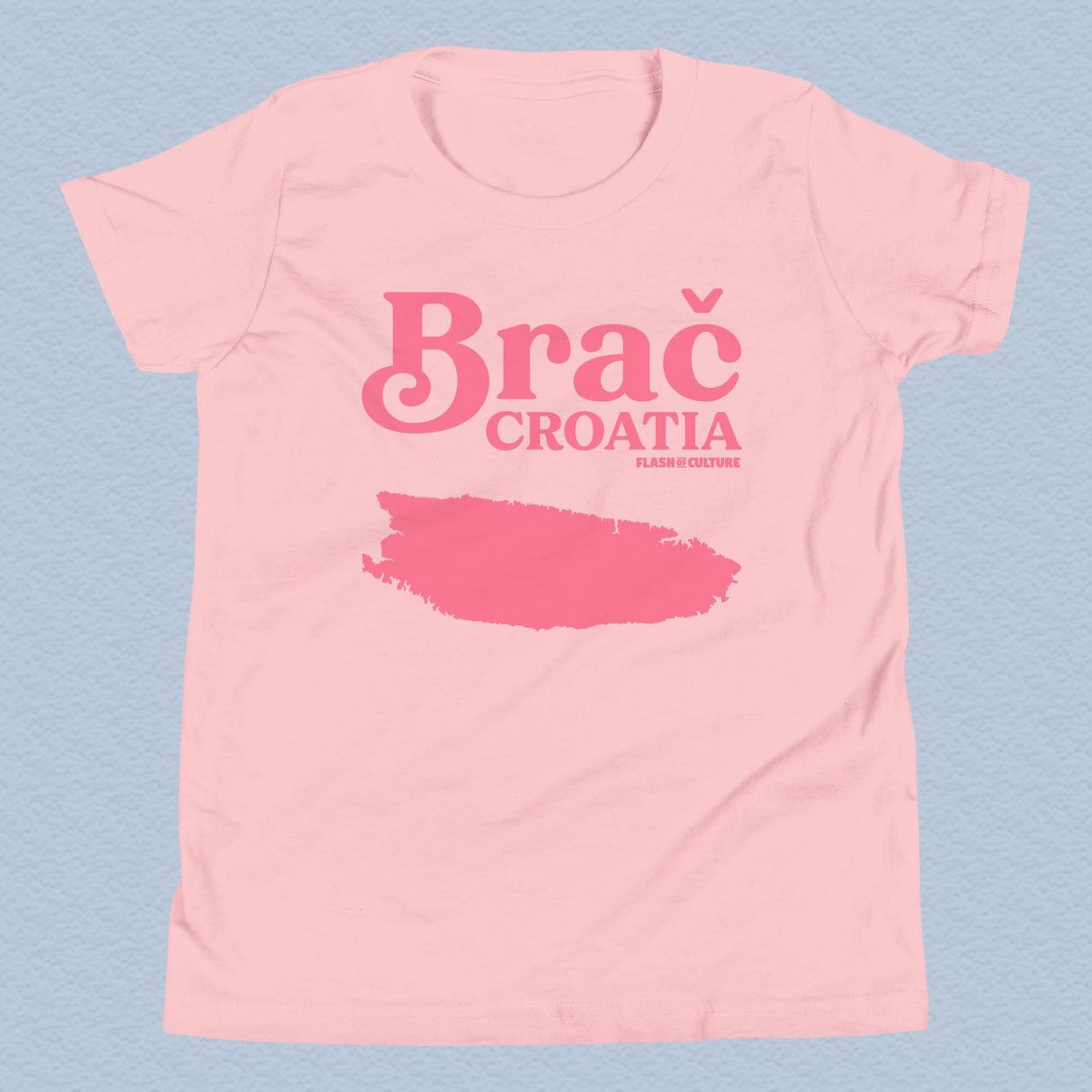 Brač Croatia Island T-Shirt Kids Youth Size 6+ years