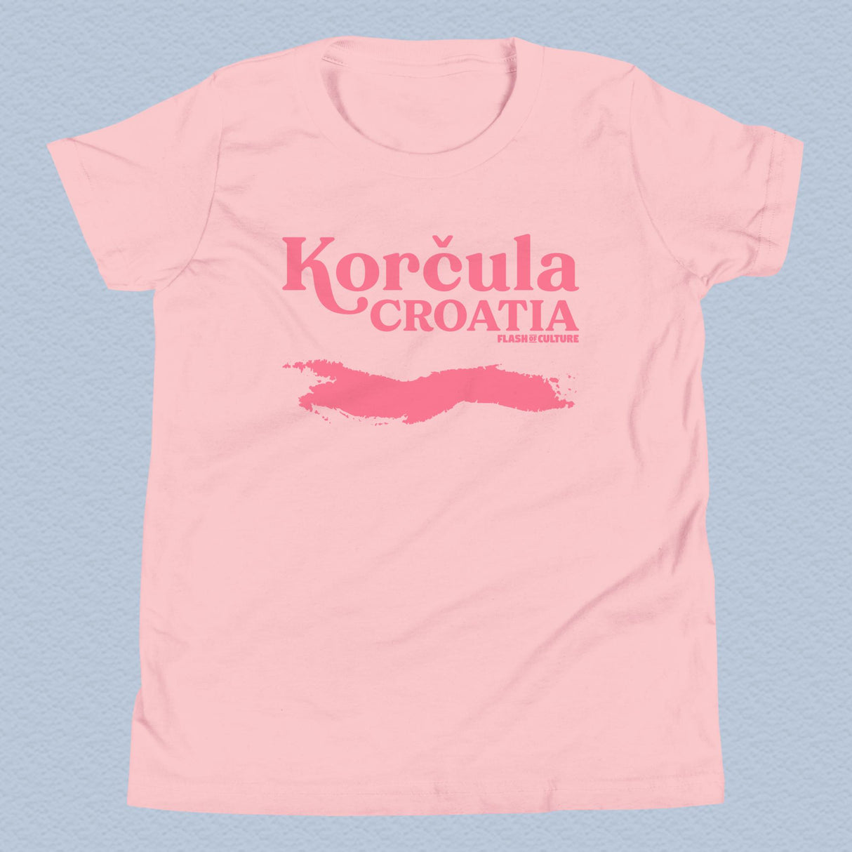 Korcula Croatia T-Shirt Kids Youth Size 6+ years