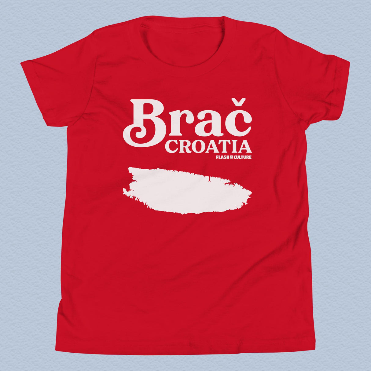 Brač Croatia Island T-Shirt Kids Youth Size 6+ years