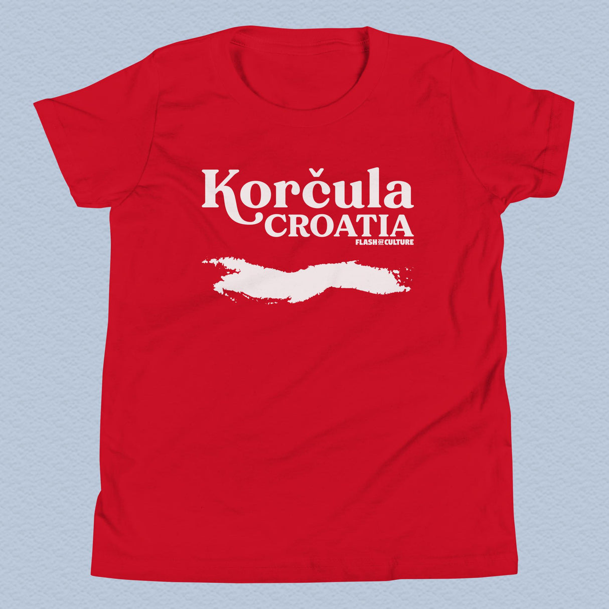Korcula Croatia T-Shirt Kids Youth Size 6+ years