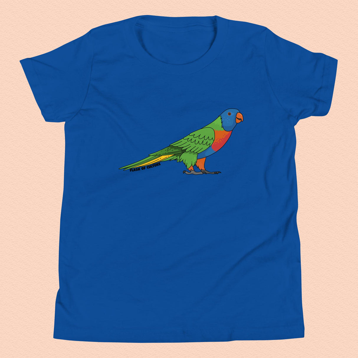 Australian Rainbow Lorikeet T-Shirt Kids Youth Size 6+ years
