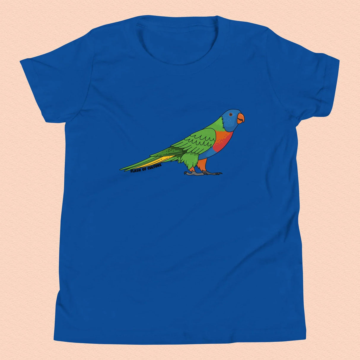 Australian Rainbow Lorikeet T-Shirt Kids Youth Size 6+ years