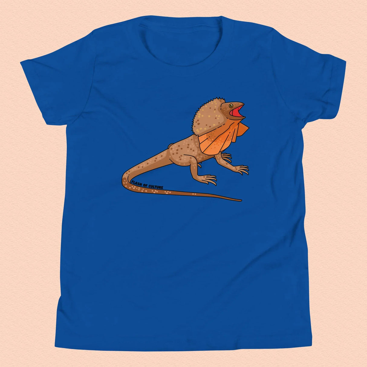 Frilled-Neck Lizard T-Shirt Kids Youth Size 6+ years