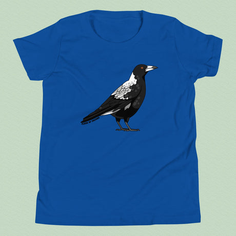 Australian Magpie T-Shirt Kids Youth Size 6+ years