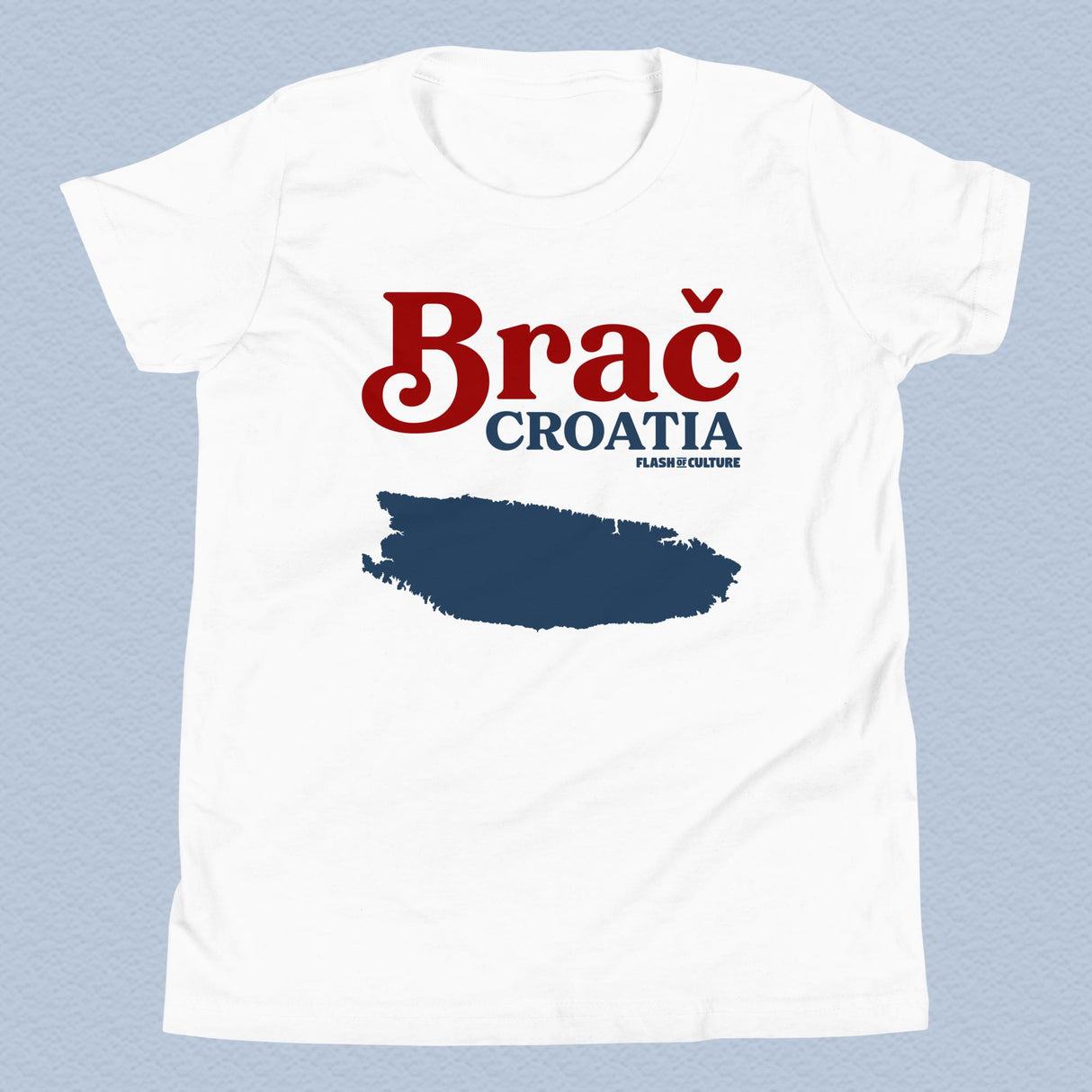 Brač Croatia Island T-Shirt Kids Youth Size 6+ years