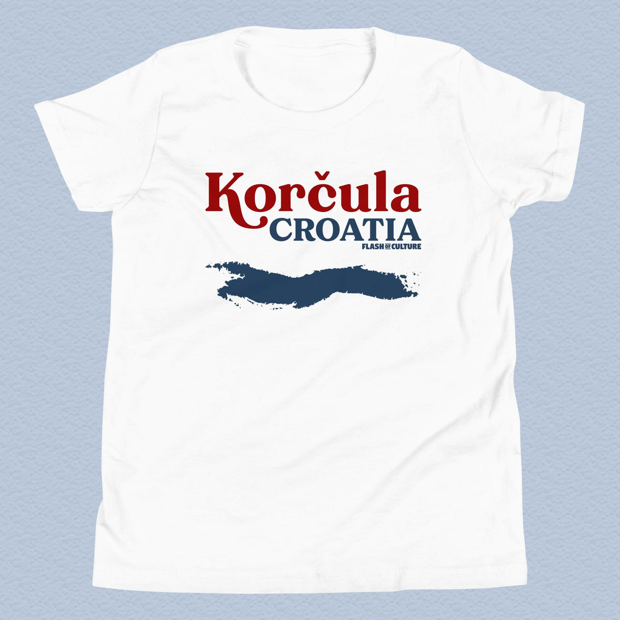 Korcula Croatia T-Shirt Kids Youth Size 6+ years