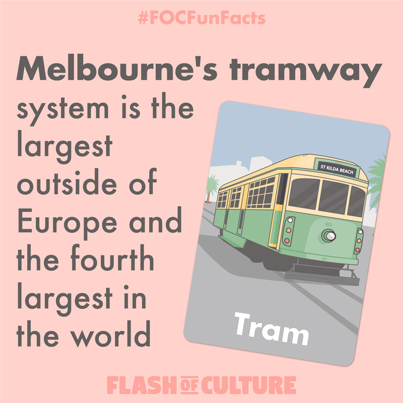 Melbourne's tramway fun fact