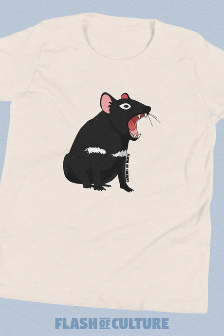 Australian Tasmanian Devil T-Shirt Kids Youth Size 6+ years