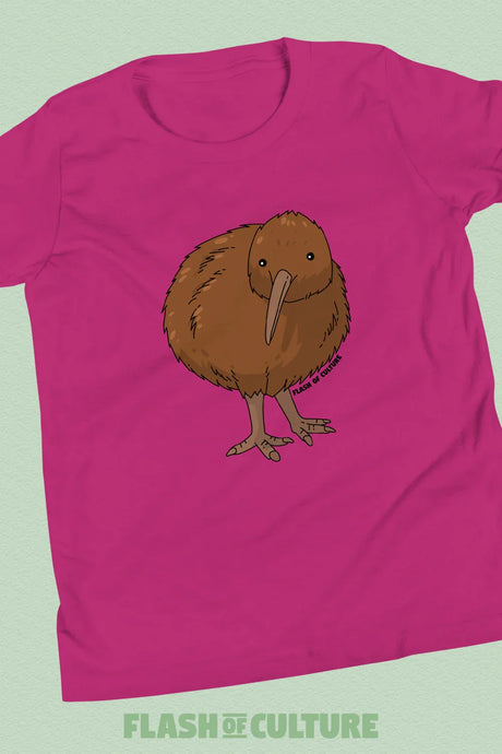 New Zealand Kiwi T-Shirts Kids Youth Size 6+ years