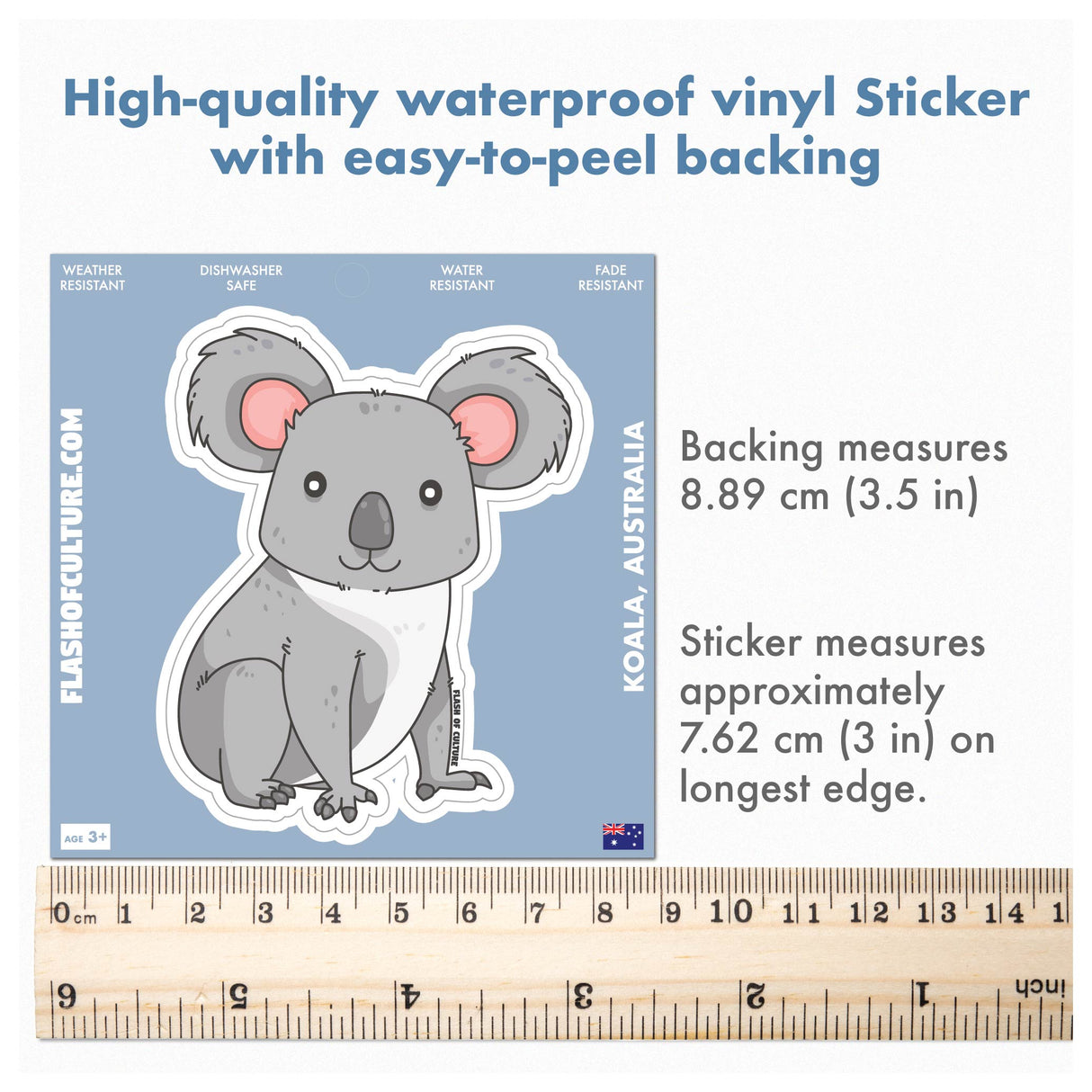 Koala sticker, waterproof stickers