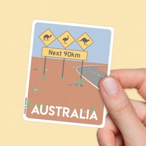 Australia Stickers, Northern Territory, Australian Road Signs, Travel Souvenirs