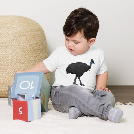 Australian Cassowary T-Shirt Kids Size 2-5 years