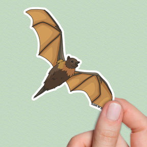 Australian Flying Fox Fruit Bat sticker, Australian Animal stickers, Travel Souvenirs