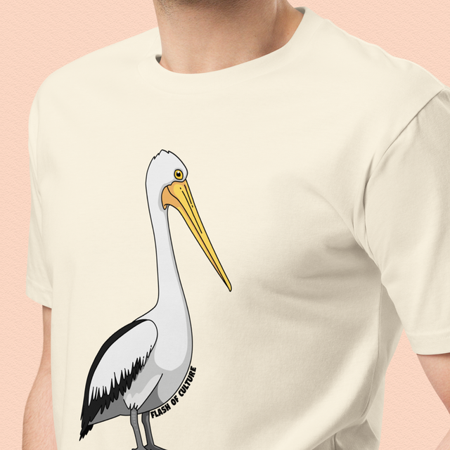 Australian Pelican T-Shirt Premium Adult Unisex