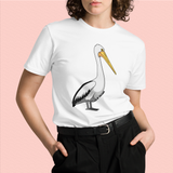 Australian Pelican T-Shirt Premium Adult Unisex