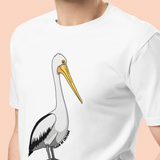 Australian Pelican T-Shirt Premium Adult Unisex