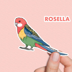 Australian Rosella Sticker, Australian Animal stickers