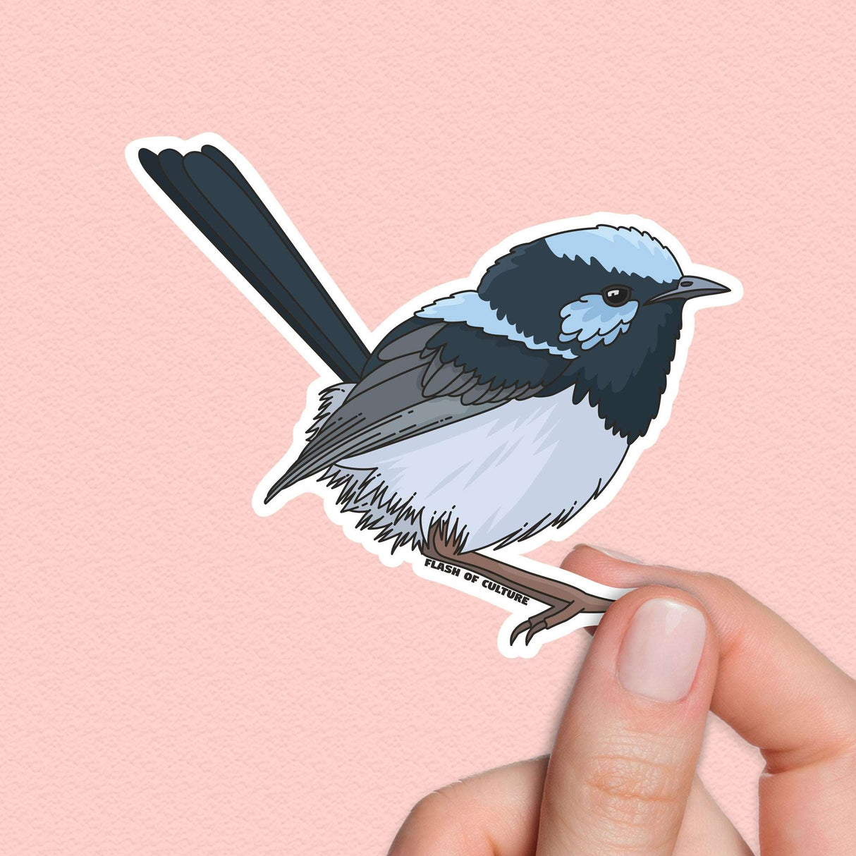 Australian Superb Fairywren sticker - Australian Animal stickers