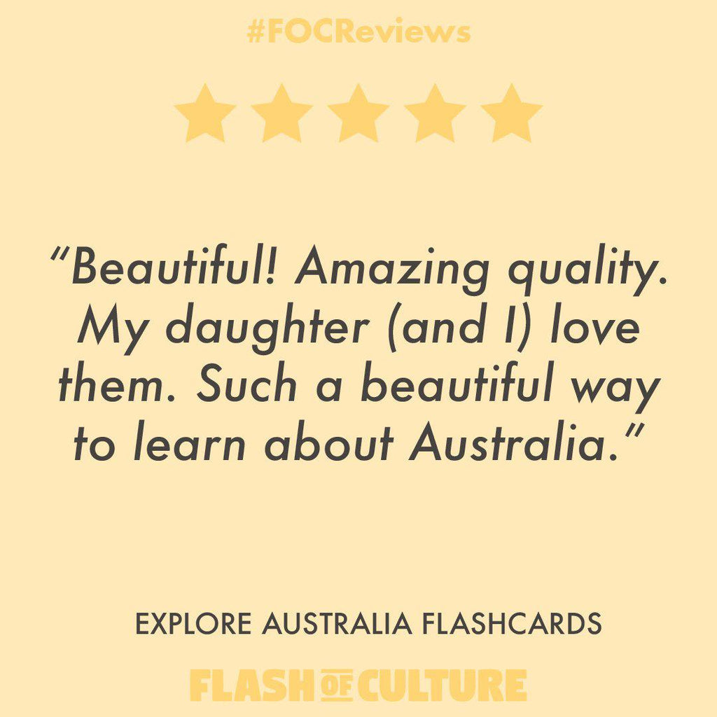 Australian Themed Flashcards - Explore Australia Flashcards