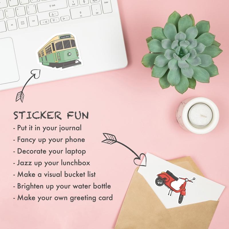 Be Silly Be Fun quote sticker, positive stickers, quote stickers