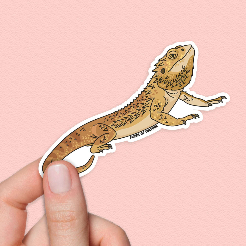 Bearded Dragon Pogona Lizard Sticker