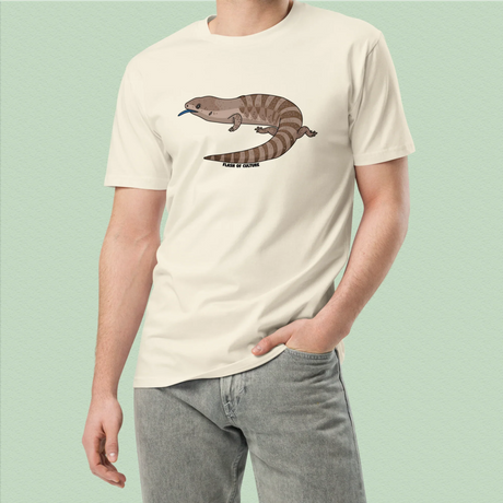 Blue Tongue Lizard T-Shirt Adult Unisex