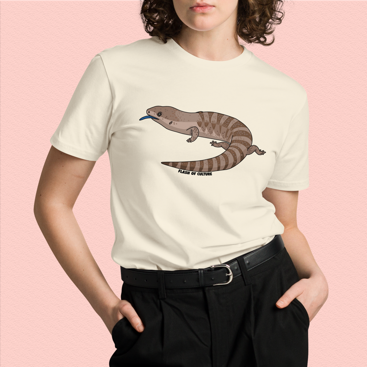 Blue Tongue Lizard T-Shirt Adult Unisex