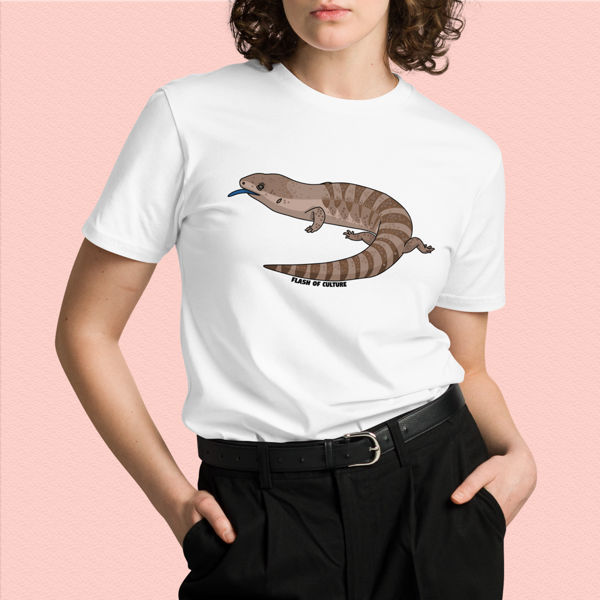 Blue Tongue Lizard T-Shirt Adult Unisex