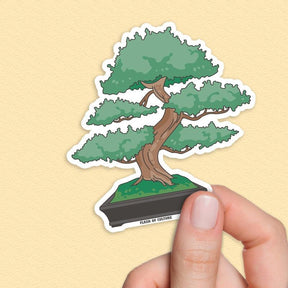 Japanese Bonsai Vinyl Sticker