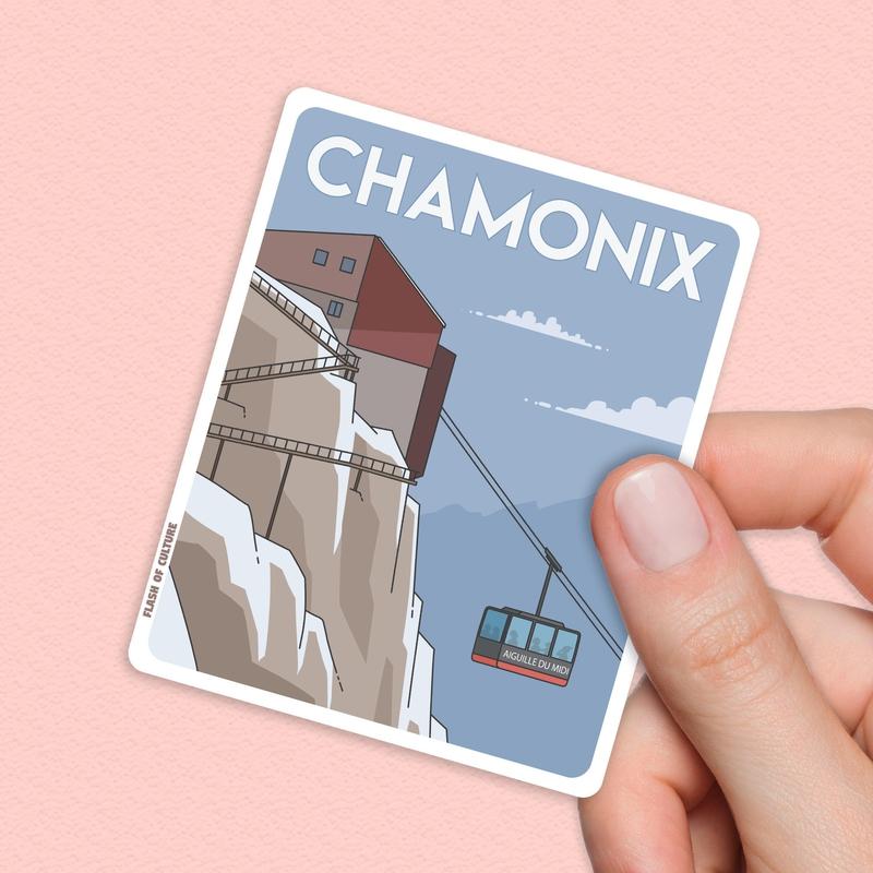 Chamonix, Mont Blanc France sticker