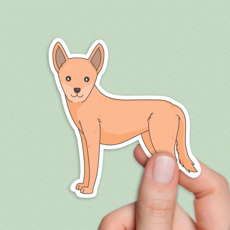 Dingo Sticker, Australian Dingo Sticker, Aussie Stickers