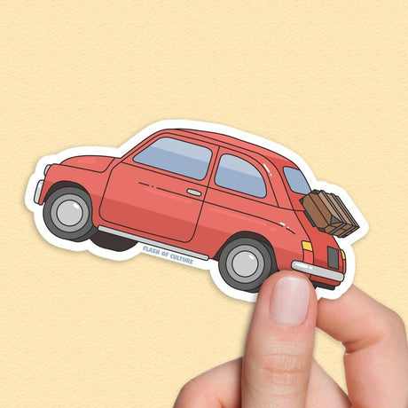 Fiat 500 Sticker vinyl sticker