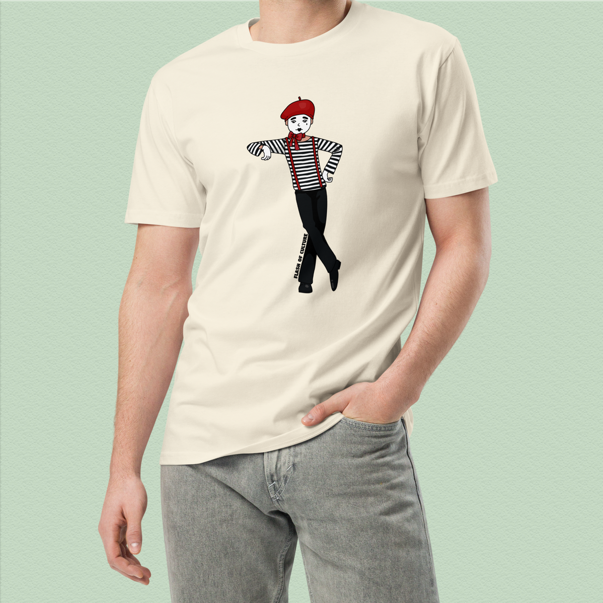 French Mime T-Shirt Adult Unisex