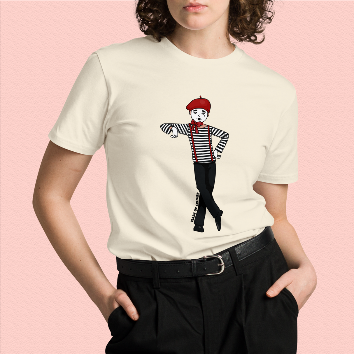 French Mime T-Shirt Adult Unisex