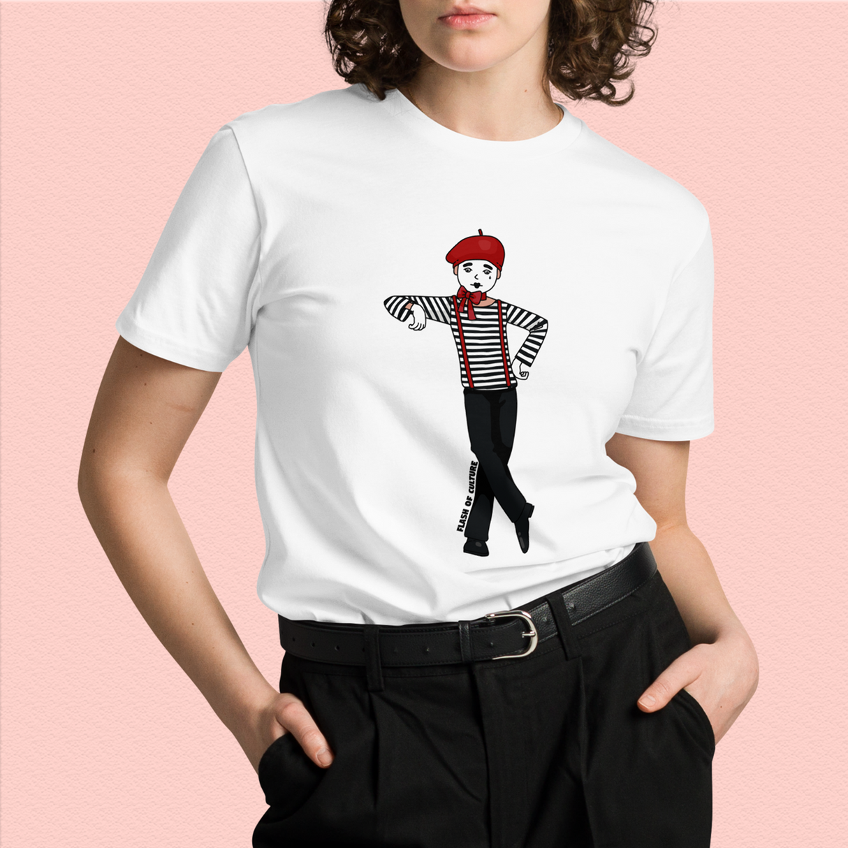 French Mime T-Shirt Adult Unisex