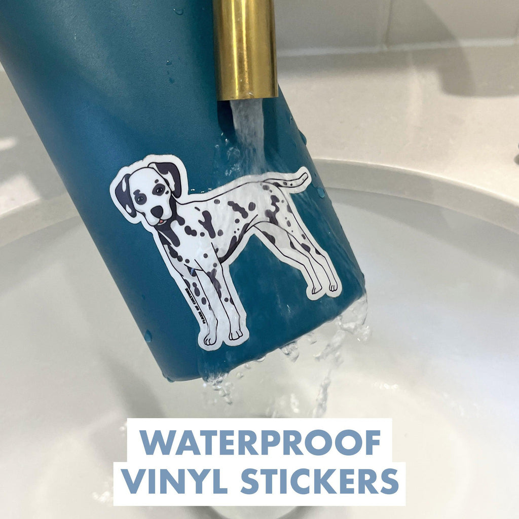 French Poodle sticker, French stickers-travel gifts-Flash of Culture