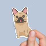 French bulldog sticker